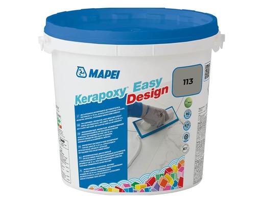 Spárovací hmota Mapei Kerapoxy Easy Design cementově šedá 3 kg R2T MAPXED3113