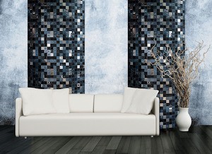 Skleněná mozaika Mosavit Marina negro 30x30 cm mat / lesk MARINANE