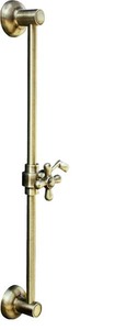 Sprchová tyč RAV SLEZÁK s držákem sprchy stará mosaz MD0553SM