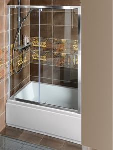 Sprchové dveře 110x150 cm Polysan DEEP chrom lesklý MD1115