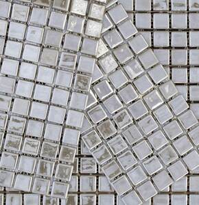 Skleněná mozaika Mosavit Metalico inox 30x30 cm lesk METALICOIN