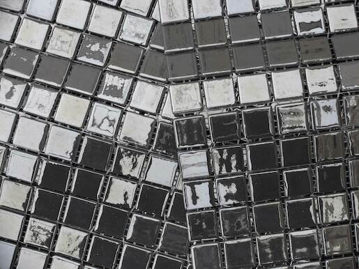Skleněná mozaika Mosavit Metalico platino 30x30 cm lesk METALICOPL
