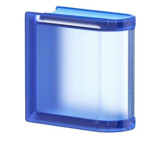 Luxfera Glassblocks MiniGlass modrá 15x15x8 cm sklo MGSLEBLU