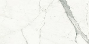 Dlažba Graniti Fiandre Marmi Maximum Calacatta Statuario 75x150 cm leštěná MML266715