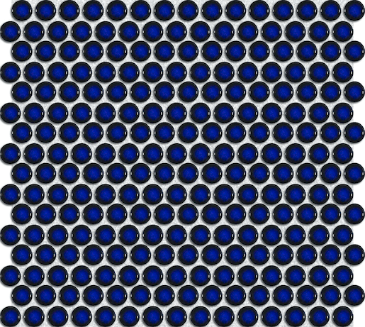 Keramická mozaika Premium Mosaic modrá 30x31 cm lesk MOS19DBL