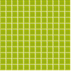 Skleněná mozaika Premium Mosaic zelená 30x30 cm lesk MOS25PI