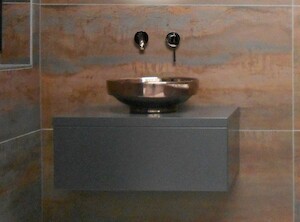 Koupelnová skříňka pod umyvadlo Naturel Ratio 90x50 cm šedá mat ND901Z26PU.7024M