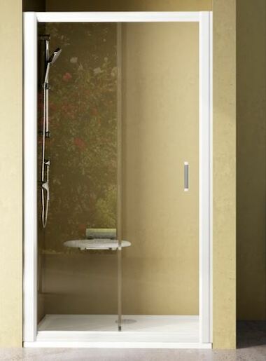 Sprchové dveře 100x190 cm Ravak Rapier chrom matný 0NNA0U0LZ1