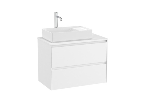 Koupelnová skříňka pod umyvadlo Roca ONA 79,4x58,3x45,7 cm bílá mat ONADESK802ZBML