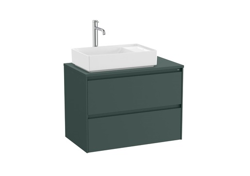Koupelnová skříňka pod umyvadlo Roca ONA 79,4x58,3x45,7 cm zelená mat ONADESK802ZZML