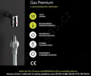 Flexira Gas Premium G1/2″–DN12 50cm