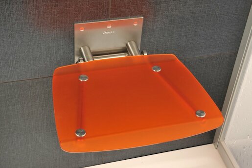 Sprchové sedátko Ravak Ovo B oranžová B8F0000017