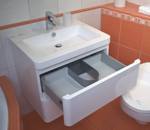 Koupelnová skříňka s umyvadlem Naturel Pavia Way 64x48,5 cm bílá PAVIA265Z