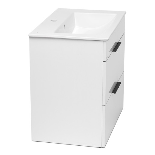 Koupelnová skříňka s umyvadlem Jika Plan 65x44,1x62,2 cm bílá H4536021763001