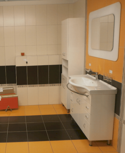 Koupelnová skříňka s umyvadlem Keramia Pro 102x55 cm bílá PRO100DV