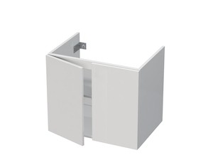 Koupelnová skříňka pod umyvadlo Naturel Ratio 61x56x44 cm bílá lesk PS652D56PU.9016G