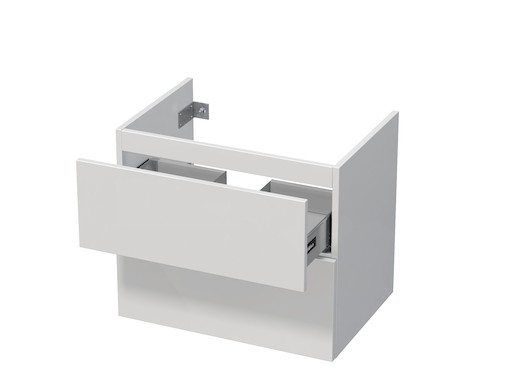 Koupelnová skříňka pod umyvadlo Naturel Ratio 61x56x44 cm bílá lesk PS652Z56PU.9016G