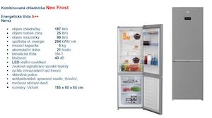 Volně stojící chladnička Beko RCNA365E30X