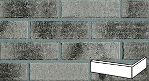 Roh fasádní Klinker šedá žíhaná 7,1x24x11,5 cm RMANUSKYC