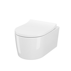 Závěsné WC s prkénkem softclose bez splachovacího okruhu StreemOn. s poklopem soft close S úsporným splachováním o objemu 3/4,5 litru. Skryté uchycení.