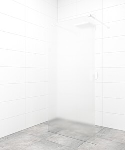Sprchová zástěna Walk-in 100 cm SAT v barvě profilu bílá SATBWI100MSZAVB
