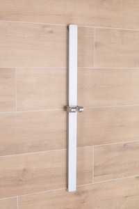 Sprchová tyč SAT na stěnu bílá/chrom SATSST31