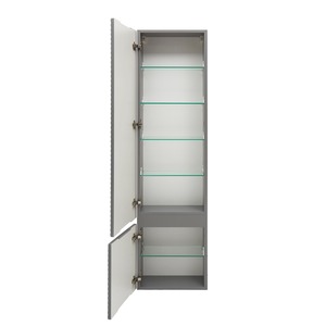 Koupelnová skříňka vysoká Naturel Savona 40,2x157x21,7 cm šedá mat