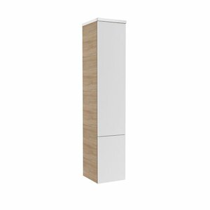 Koupelnová skříňka vysoká Ravak Rosa 35x31x154 cm cappuccino/bílá X000000929