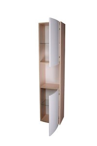 Koupelnová skříňka vysoká Ravak Rosa 41x35 cm bříza/bílá X000000166