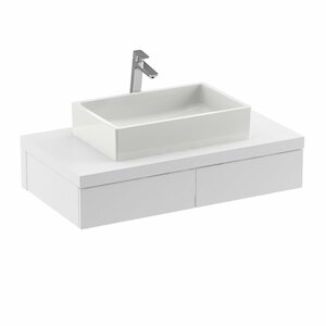 Koupelnová skříňka pod umyvadlo Ravak Formy 100x55 cm bílá X000001030