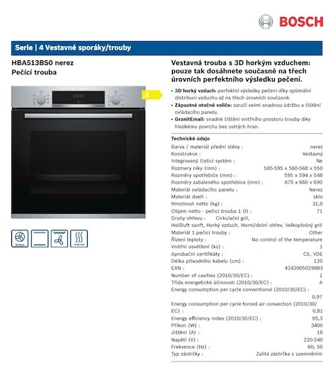 Trouba + plynová varná deska Bosch SETBO1