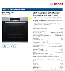 Trouba + varná deska sklokeramická Bosch SETBO2