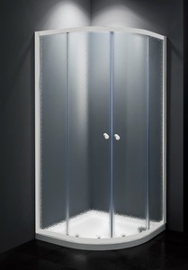 Set sprchového koutu a vaničky, čtvrtkruh 90x90 cm Multi Basic SIKOBKMUS90CH0