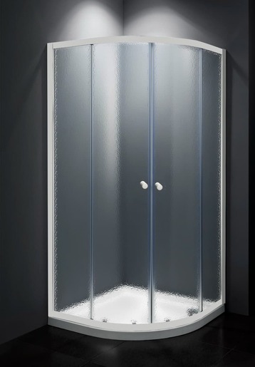 Set sprchového koutu a vaničky, čtvrtkruh 90x90 cm Multi Basic SIKOBKMUS90CH0
