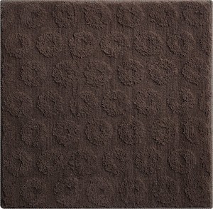 Koupelnová předložka polyester Grund 55x55 cm, hnědá SIKODGLIS554