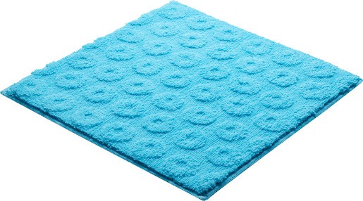 Koupelnová předložka Grund Lisa 55x55 cm modrá SIKODGLIS555