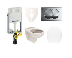 Cenově zvýhodněný závěsný WC set Geberit k zazdění + WC S-Line  SIKOGE1U71