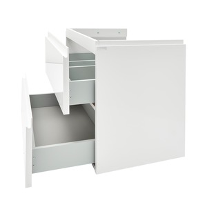 Koupelnová skříňka s umyvadlem Cersanit Dormo 60x37,5x62 cm bílá lesk SIKONCMO004BL