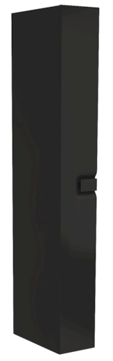 Koupelnová skříňka vysoká Kolo Twins 22x180 cm černá mat SIKONKOTWVS22CM