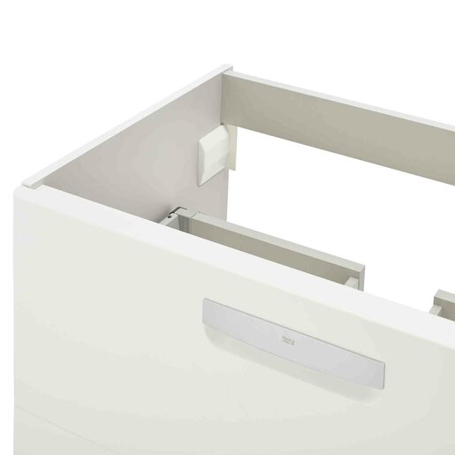 Koupelnová skříňka s umyvadlem Roca The Gap 80x44x64,5 cm bílá mat SIKONRGA000