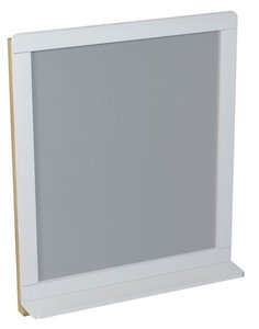 Zrcadlo Naturel Solid 70x85 cm bílá SIKONSAPM001