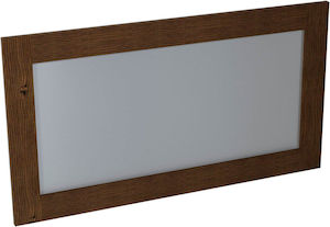 Zrcadlo Brand 130x70 cm hnědá SIKONSB061