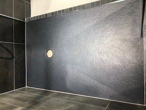 Sprchová vanička obdélníková SIKO 140x80 cm litý mramor Grafito SIKOSTONE14080SG