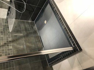 Sprchová vanička obdélníková SIKO 160x80 cm litý mramor Grafito SIKOSTONE16080SG
