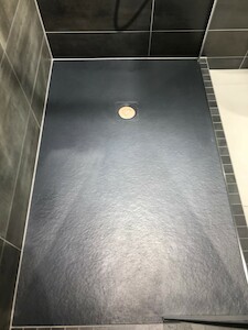 Sprchová vanička obdélníková SIKO 160x90 cm litý mramor Grafito SIKOSTONE16090SG