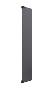 Otočná pantová zástěna 35x200cm SAT, černá, kouřové sklo, SIKOWIROZPANTCKS