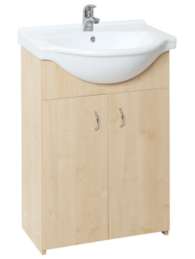 Koupelnová skříňka s umyvadlem Multi Simple 55,5x42,4 cm bříza SIMPLE55BR