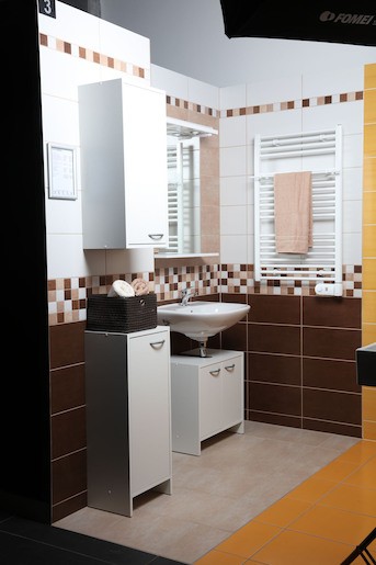 Koupelnová skříňka pod umyvadlo Multi Praxis 55x33,5 cm bílá SKDEMONT