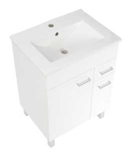 Koupelnová skříňka s umyvadlem Multi 60x46 cm bílá SPPONZA