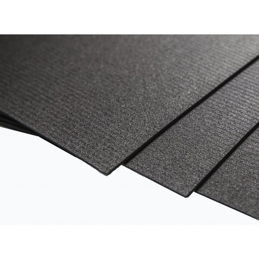 Podložka pod vinylové plovoucí podlahy Starlon 1,5 mm 50 x 100cm, černá. Balení po 5 m2 s kročejovou a tepelnou izolací.